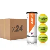 Tecnifibre BALLES MINI-TENNIS : CARTON DE 24 TUBES DE 3 BALLES DE TENNIS> Balles Pédagogiques