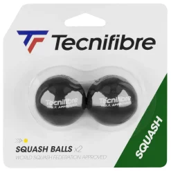 Tecnifibre BALLES SQUASH POINT JAUNE PAR 2> Balles De Squash