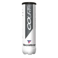 Tecnifibre COURT : 1 TUBE DE 4 BALLES DE TENNIS> Performance Pression