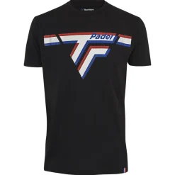 Tecnifibre PADEL TEE BLACK>Homme T-Shirts & Polos|Textile Padel