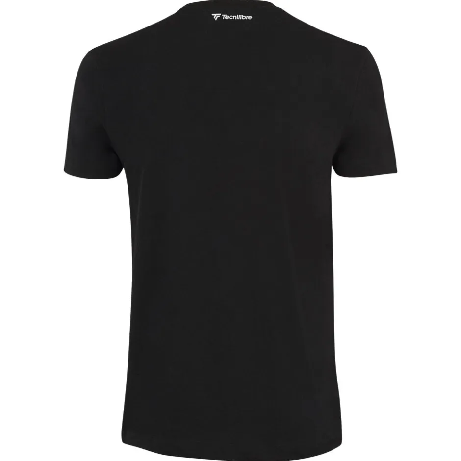 Tecnifibre PADEL TEE BLACK>Homme T-Shirts & Polos|Textile Padel