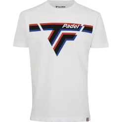 Tecnifibre PADEL TEE WHITE>Homme T-Shirts & Polos|Textile Padel