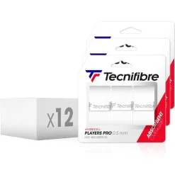 Tecnifibre PLAYERS PRO WHITE (boite de 12 packs)> Surgrips