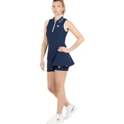 Tecnifibre ROBE DE TENNIS TECH DRESS STRETCH MARINE>Femme Jupes & Shorts