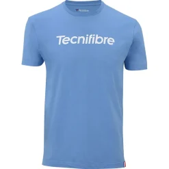 Tecnifibre TEAM COTTON TEE AZUR>Homme T-Shirts & Polos