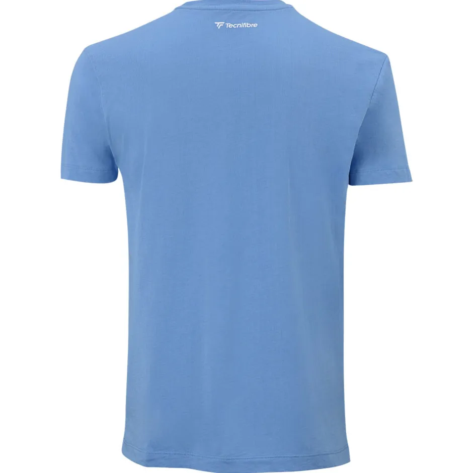 Tecnifibre TEAM COTTON TEE AZUR>Homme T-Shirts & Polos