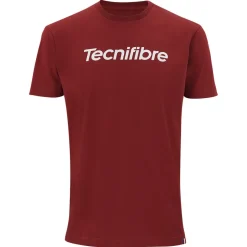 Tecnifibre TEAM COTTON TEE CARDINAL JUNIOR> T-Shirts & Polos