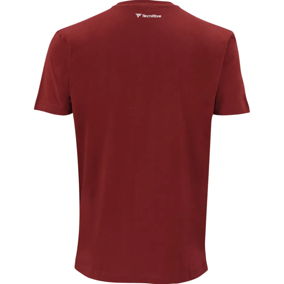 Tecnifibre TEAM COTTON TEE CARDINAL JUNIOR> T-Shirts & Polos