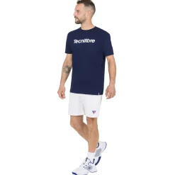 Tecnifibre TEAM COTTON TEE MARINE>Homme T-Shirts & Polos