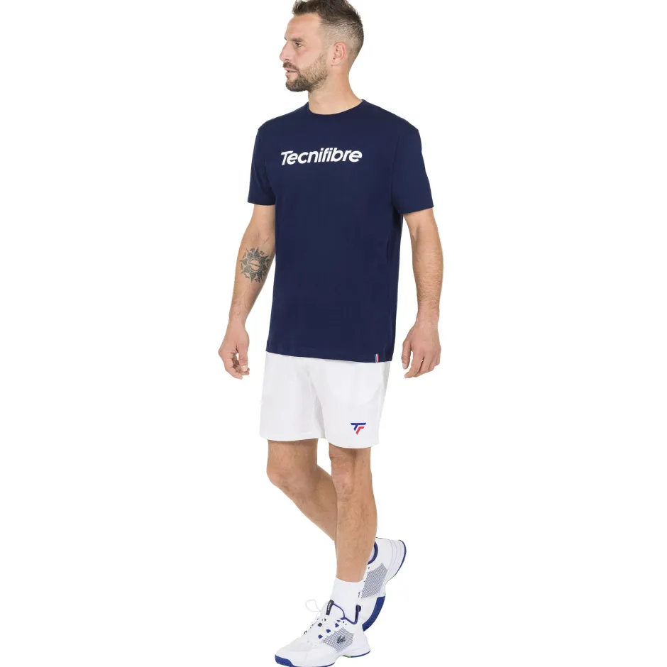Tecnifibre TEAM COTTON TEE MARINE>Homme T-Shirts & Polos