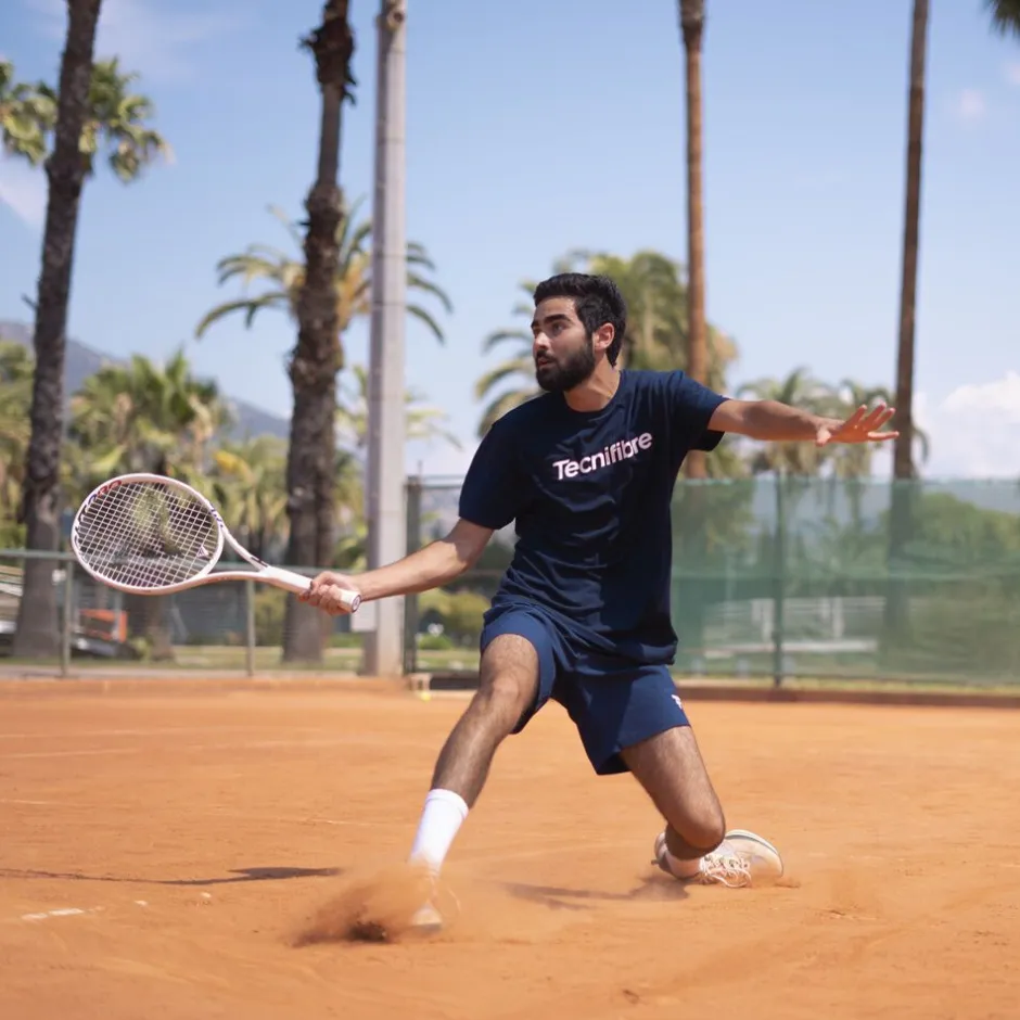 Tecnifibre TEAM COTTON TEE MARINE>Homme T-Shirts & Polos