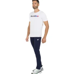 Tecnifibre TEAM COTTON TEE WHITE>Homme T-Shirts & Polos