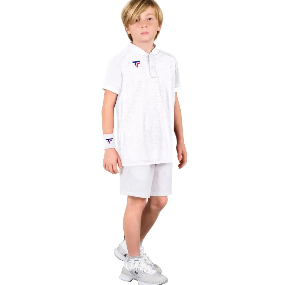 Tecnifibre TEAM POLO WHITE JUNIOR> T-Shirts & Polos