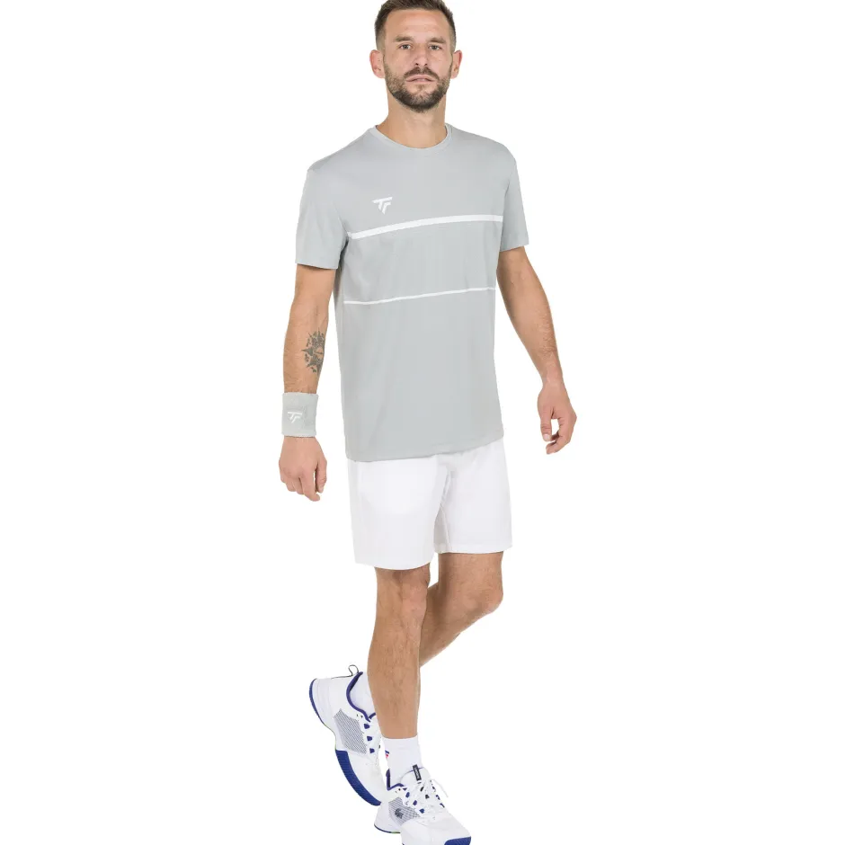 Tecnifibre TEAM TECH TEE SILVER>Homme T-Shirts & Polos