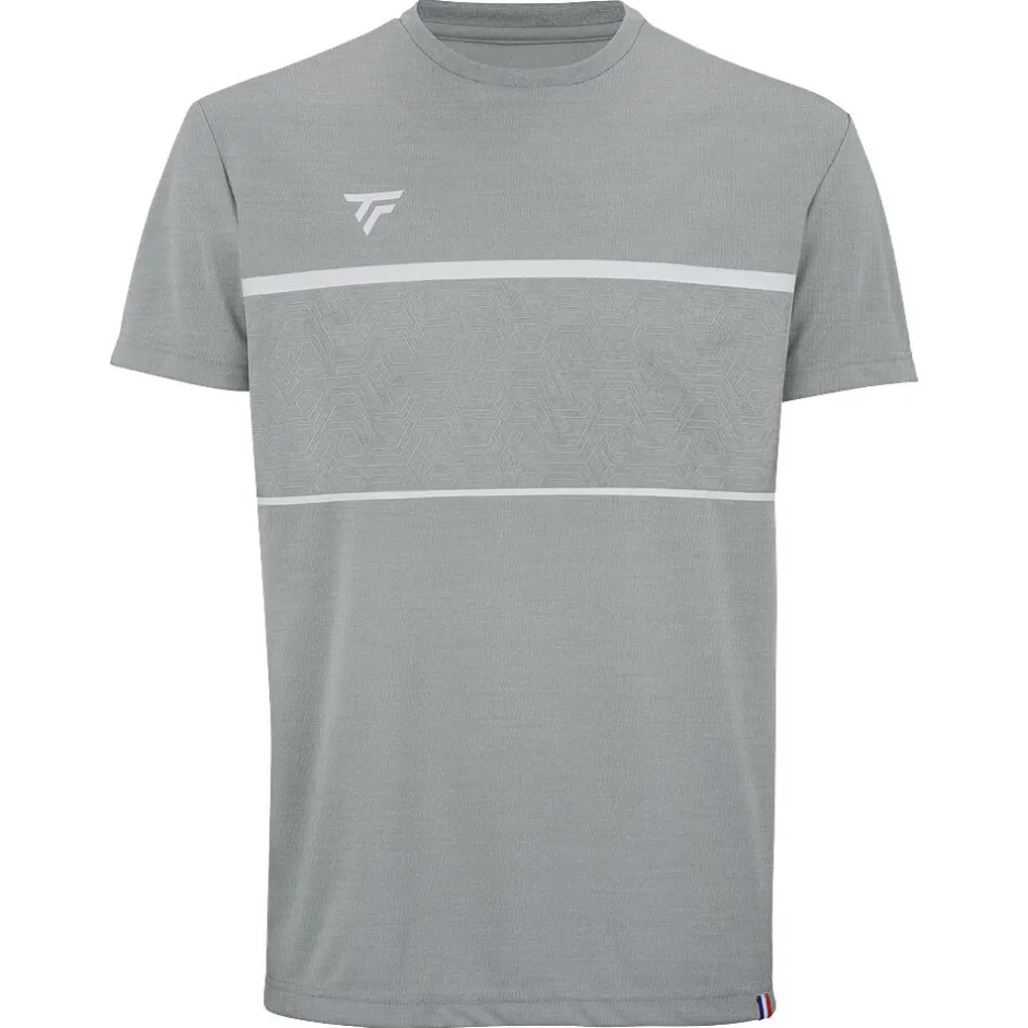 Tecnifibre TEAM TECH TEE SILVER>Homme T-Shirts & Polos