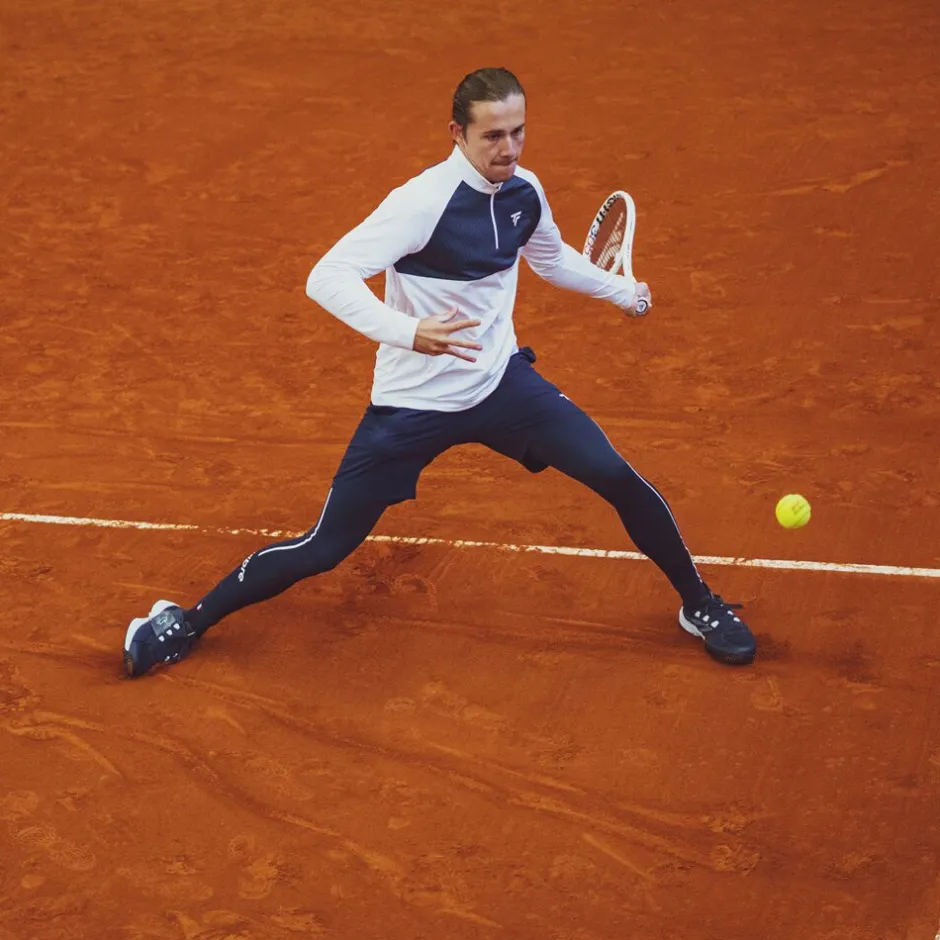 Tecnifibre THERMO ZIPPER LONGSLEEVES>Homme Sweats & Vestes