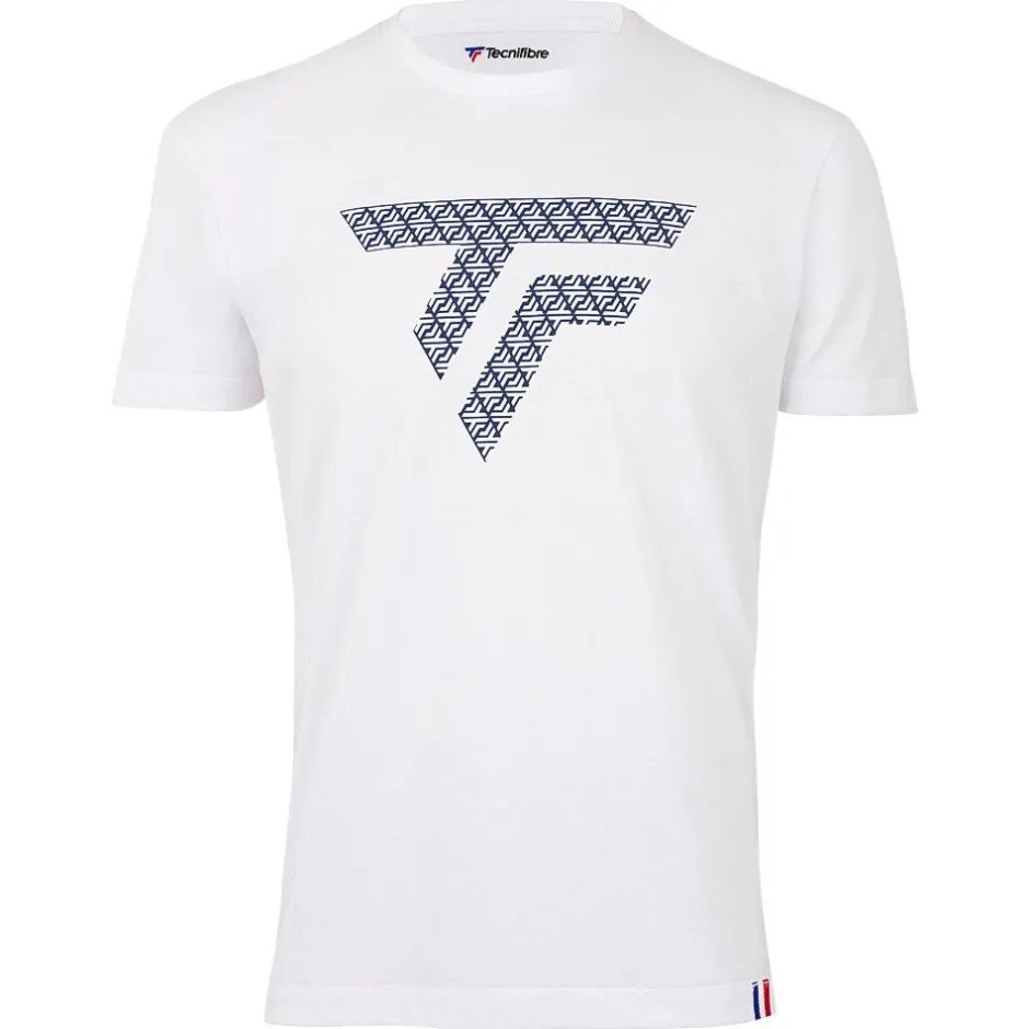 Tecnifibre TRAINING TEE WHITE>Homme T-Shirts & Polos