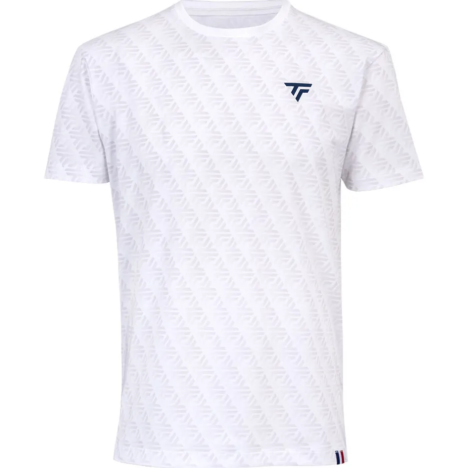 Tecnifibre T-SHIRT GRAPHIC TEE STRETCH WHITE>Homme T-Shirts & Polos