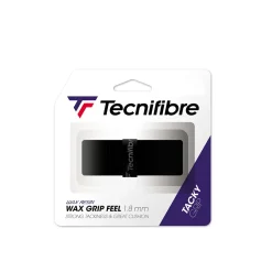 Tecnifibre WAX FEEL GRIP NOIR (boîte de 12 packs d'1 grip)> Grips
