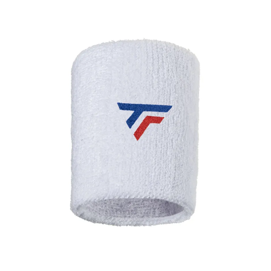 Tecnifibre WRISTBAND XL WHITE> Poignets / Bandeaux