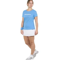 Tecnifibre W. TEAM COTTON TEE AZUR>Femme T-Shirts & Polos