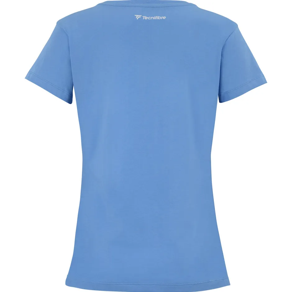 Tecnifibre W. TEAM COTTON TEE AZUR JUNIOR> T-Shirts & Polos