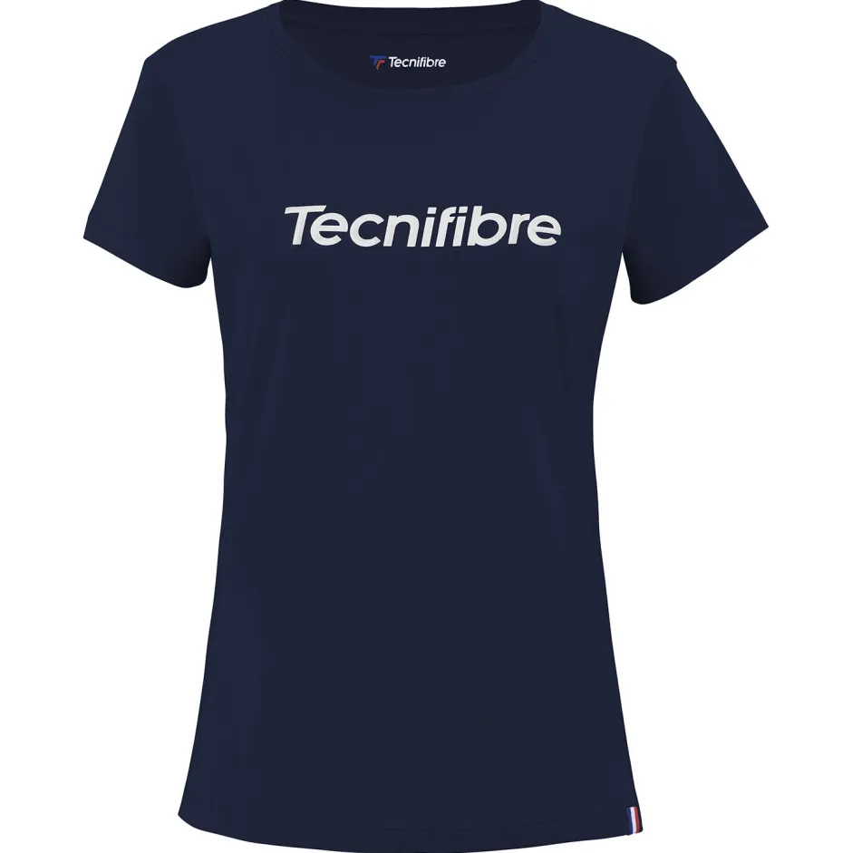 Tecnifibre W. TEAM COTTON TEE MARINE JUNIOR> T-Shirts & Polos