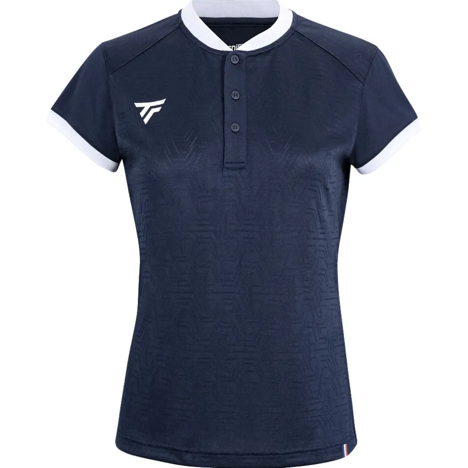 Tecnifibre W. TEAM POLO MARINE>Femme T-Shirts & Polos