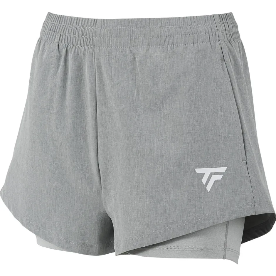 Tecnifibre W. TEAM SHORT SILVER>Femme Jupes & Shorts