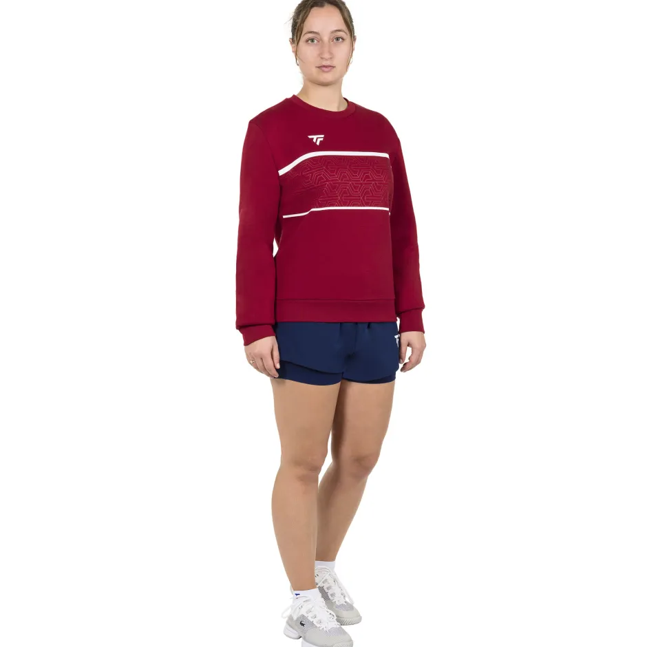 Tecnifibre W. TEAM SWEATER CARDINAL>Femme Sweats & Vestes
