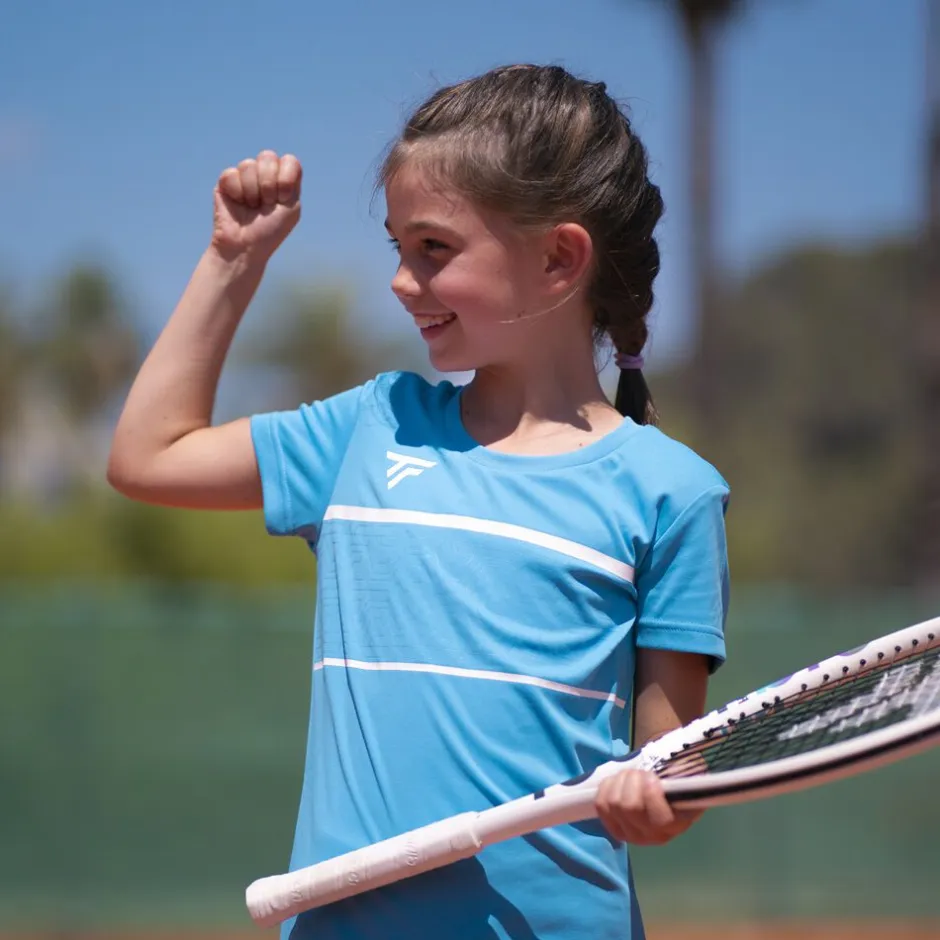 Tecnifibre W. TEAM TECH TEE AZUR JUNIOR> T-Shirts & Polos