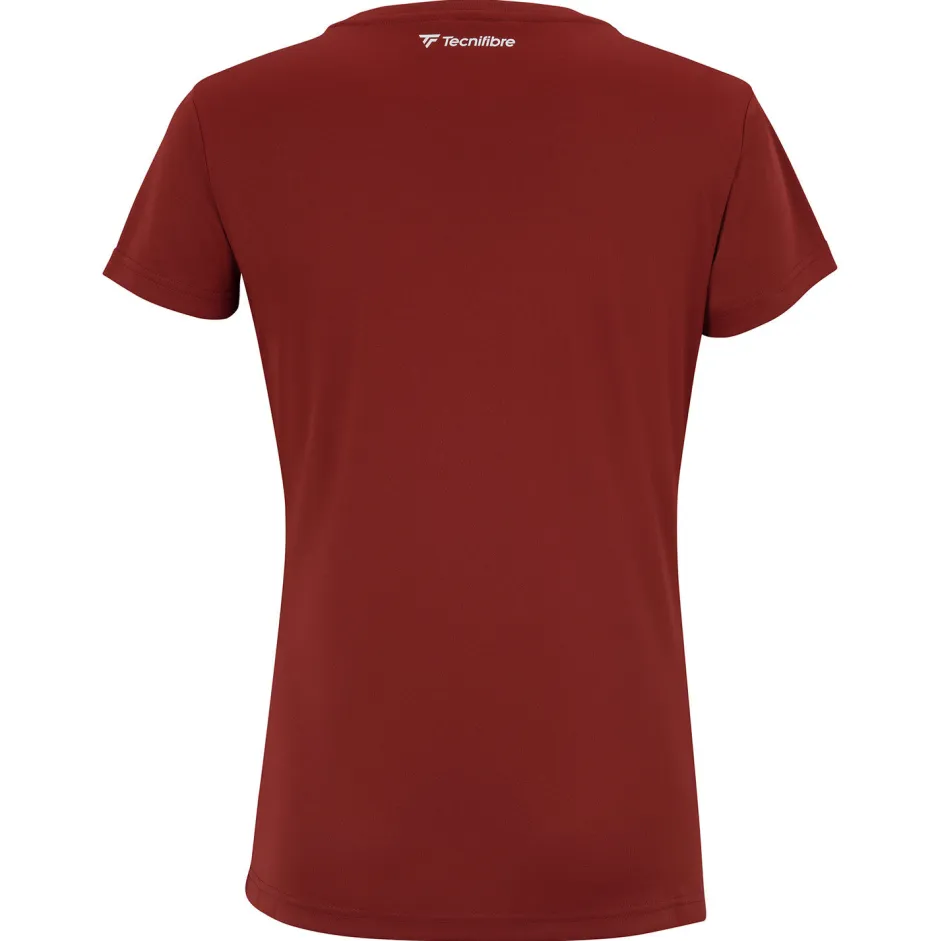 Tecnifibre W. TEAM TECH TEE CARDINAL>Femme T-Shirts & Polos