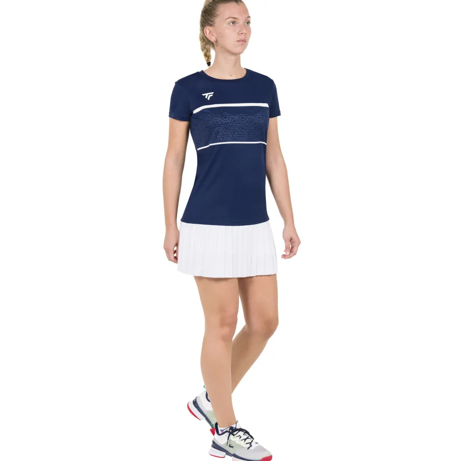 Tecnifibre W. TEAM TECH TEE MARINE>Femme T-Shirts & Polos