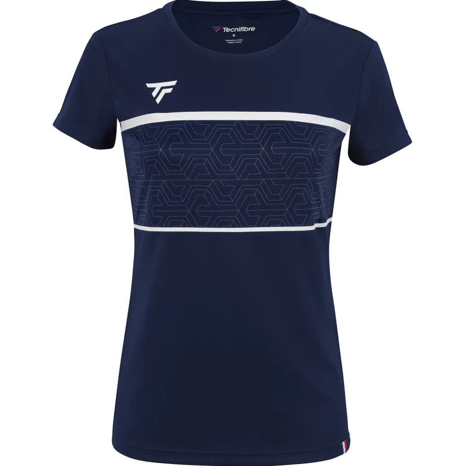 Tecnifibre W. TEAM TECH TEE MARINE JUNIOR> T-Shirts & Polos