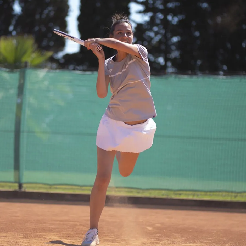 Tecnifibre W. TEAM TECH TEE SILVER>Femme T-Shirts & Polos