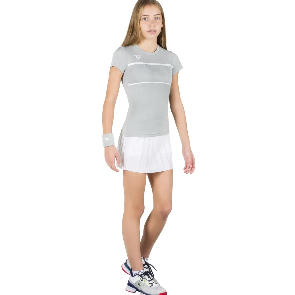 Tecnifibre W. TEAM TECH TEE SILVER JUNIOR> T-Shirts & Polos