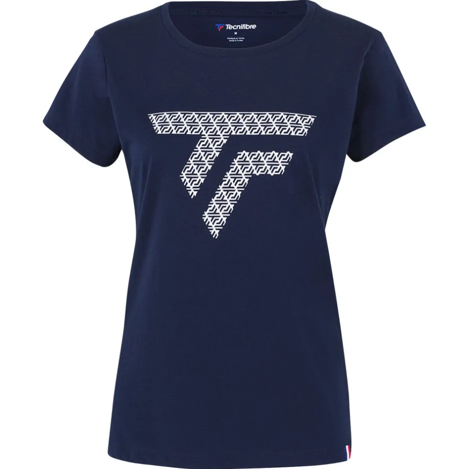 Tecnifibre W. TRAINING TEE MARINE>Femme T-Shirts & Polos