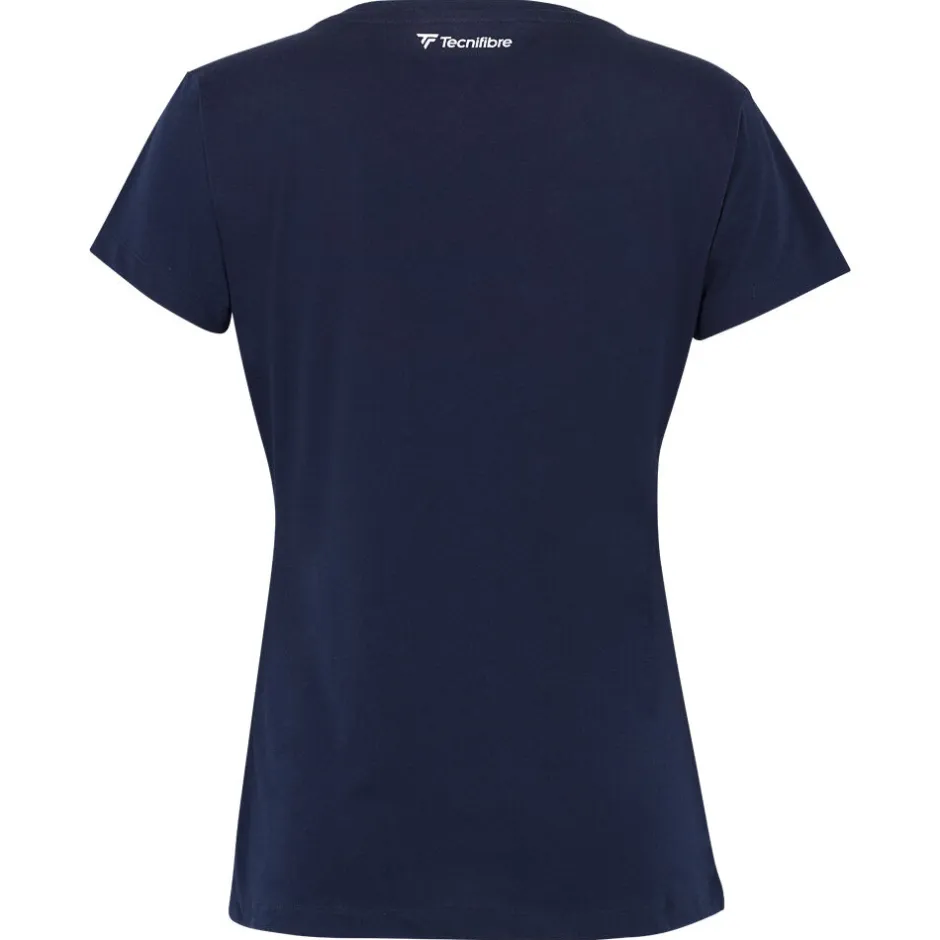 Tecnifibre W. TRAINING TEE MARINE>Femme T-Shirts & Polos