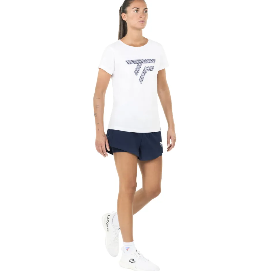 Tecnifibre W. TRAINING TEE WHITE>Femme T-Shirts & Polos