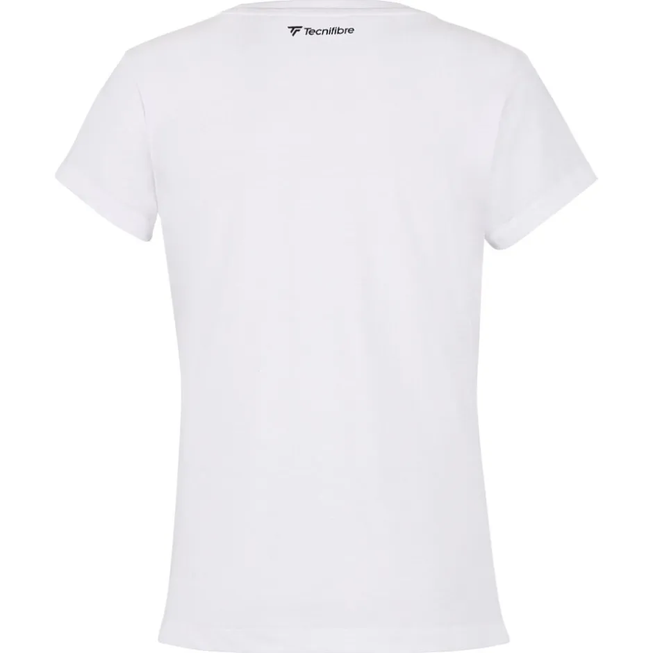Tecnifibre W. TRAINING TEE WHITE>Femme T-Shirts & Polos