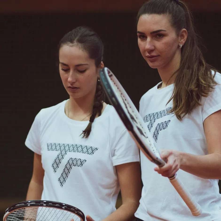 Tecnifibre W. TRAINING TEE WHITE>Femme T-Shirts & Polos