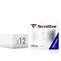 Tecnifibre X-TRA FEEL BLANC (boîte de 12 packs d'1 grip)> Grips